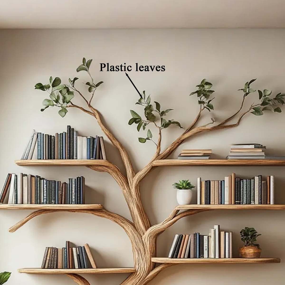 Driftwood Branch Shelf Floating Shelf Wall Mouted